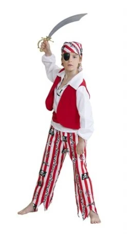 Pirat (Bluse/ Hose/ Weste/ Schärpe/ Kopftuch)