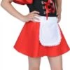 Rotbäckchen (Kleid,Schürze,Umhang Mit Kapuze)