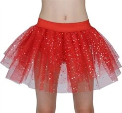 Petticoat Pailletten Rot