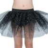 Petticoat Pailletten Schwarz