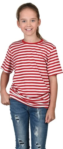 Ringelshirt Rot/weiß