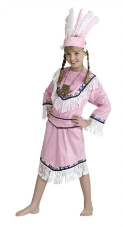 Süsse Indianerin (Kleid,Gürtel)