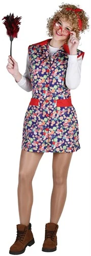 Putzfrau (Schürze,Kopftuch)