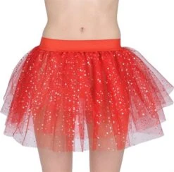 Petticoat Pailletten Rot