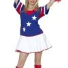 Cheerleader Rot/weiss/blau