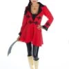 Piraten Jacke Rot