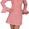 Kleid Streifen Rot/weiß