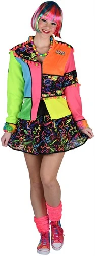 Jacke Multicolor Neon