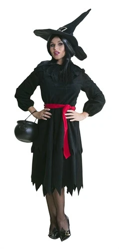 Hexe Schwarz 2-tlg