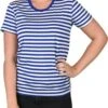 Ringelshirt Blau/weiß Girlie