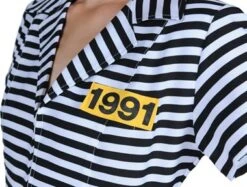 Sexy Sträfling 2-tlg -Halloween-Kostümladen ka2293 3