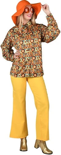 Halloween-Kostümladen 15 Retro Bluse Lady