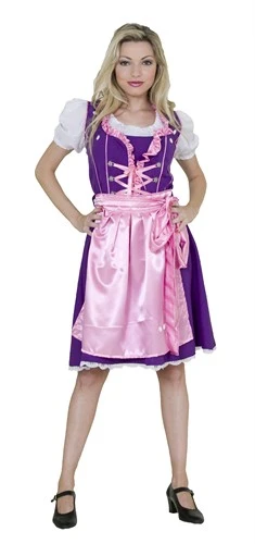 Dirndl Kirsten Oktoberfest (Kleid,Schürze) (Bluse Eingearbeitet)