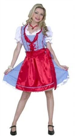 Dirndl Bianca Oktoberfest (Kleid,Schürze)