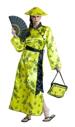Chinagirl (Satin) (Kleid/Schärpe)
