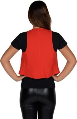 Weste Rot (Dame) -Halloween-Kostümladen ka2622 2