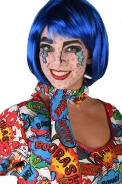 Kleid Popart (Kleid,Stirnband) -Halloween-Kostümladen ka2665 3