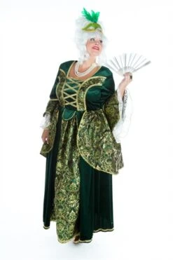 Constance Dunkel Grün -Halloween-Kostümladen ka2710 l