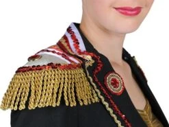 Jacke Fantasy Schwarz (Dame) -Halloween-Kostümladen ka2718 2