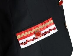 Jacke Fantasy Schwarz (Dame) -Halloween-Kostümladen ka2718 3