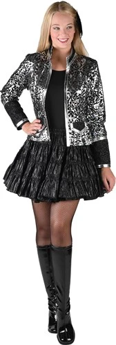 Jacke Glamour Silber