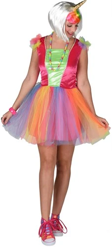 Kleid Einhorn Multicolor
