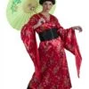Japanerin (Rot) 3tlg(Hose/Kimono/Schärpe)