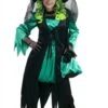 Hexe Cynthia Halloween 2 Tlg (Kleid/Weste)