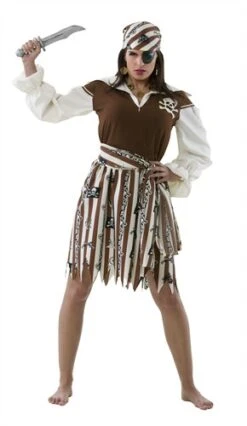 Piratin Braun/Ecru 3-tlg