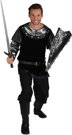 Ritter (Oberteil) Schwarz/silber