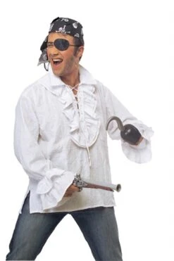 Piratenbluse Weiß