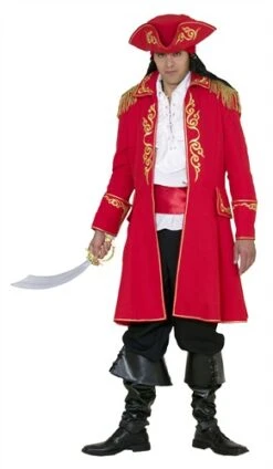 Piratenmantel Flint Rot