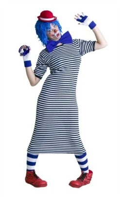 Rivelhemd Blau/weiss