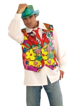 Weste Flower Power Luxus