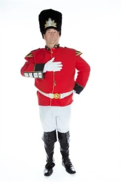 Uniformjacke Rot Mit Gürtel -Halloween-Kostümladen ka6622 l