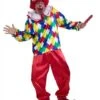 Clown Peppo 3-tlg (Bluse,Hose,Kappe)