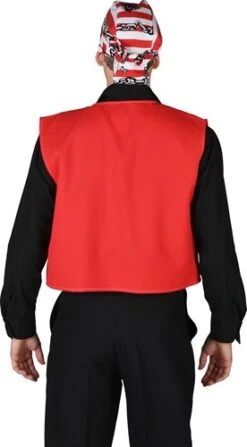 Weste Pirat Rot -Halloween-Kostümladen ka7044 1