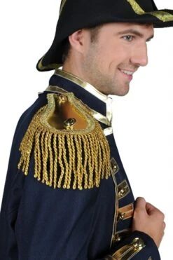 Jacke Garde Dunkel Blau/gold -Halloween-Kostümladen ka7090 4