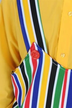 Funhose Streifen Multi -Halloween-Kostümladen ka7096 1