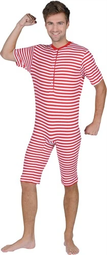 Badeanzug Rot/weiss Luxus