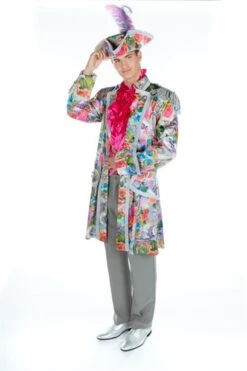 Jacke Blume Neon-silber