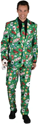 Anzug Casino 3-tlg (Hose,Jacke,Krawatte)