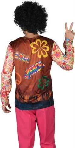 T-Shirt Hippie -Halloween-Kostümladen ka7206 1