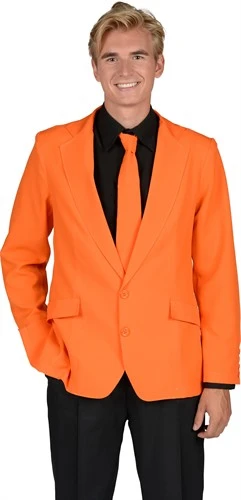 Jacke Orange Slim Fit