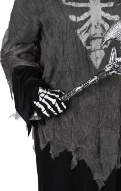 Kleid Skelett Mit Kapuze -Halloween-Kostümladen ka7259 2