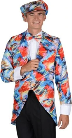 Frack Flower Power Sky -Halloween-Kostümladen ka7366 1