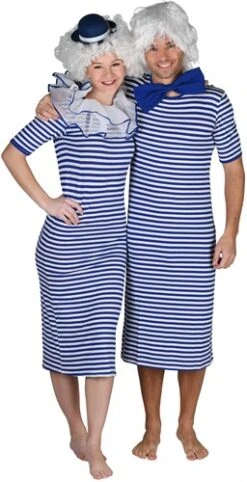 Rivelhemd Blau/weiß