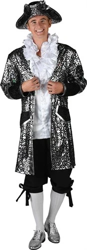 Mantel Glamour Silber