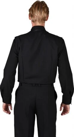 Weste Lurex Silber -Halloween-Kostümladen ka7946 1